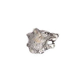 Pendant – Bear Head 30mm Antique Silver (LF/NF)